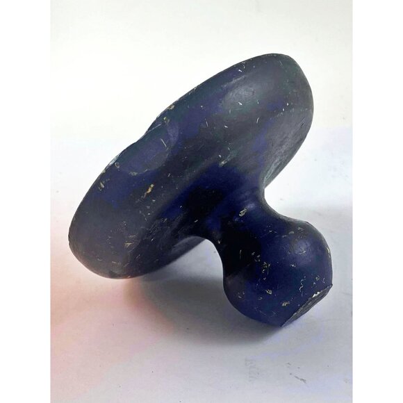 Antique Thistle Butter Print Press Mold Stylized Hand Carved Primitive - Picture 3 of 6